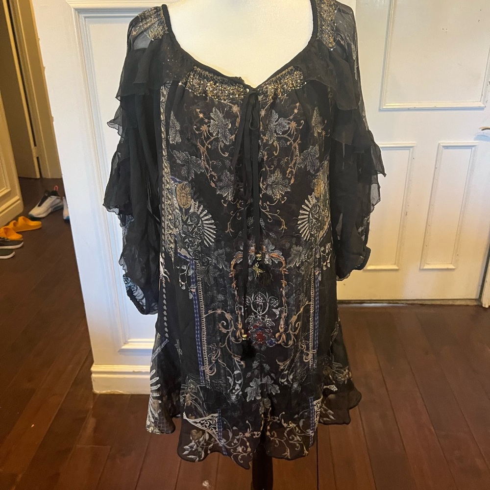 Camilla Black dress flowy size small